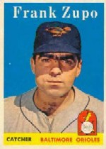 1958 Topps      229     Frank Zupo RC